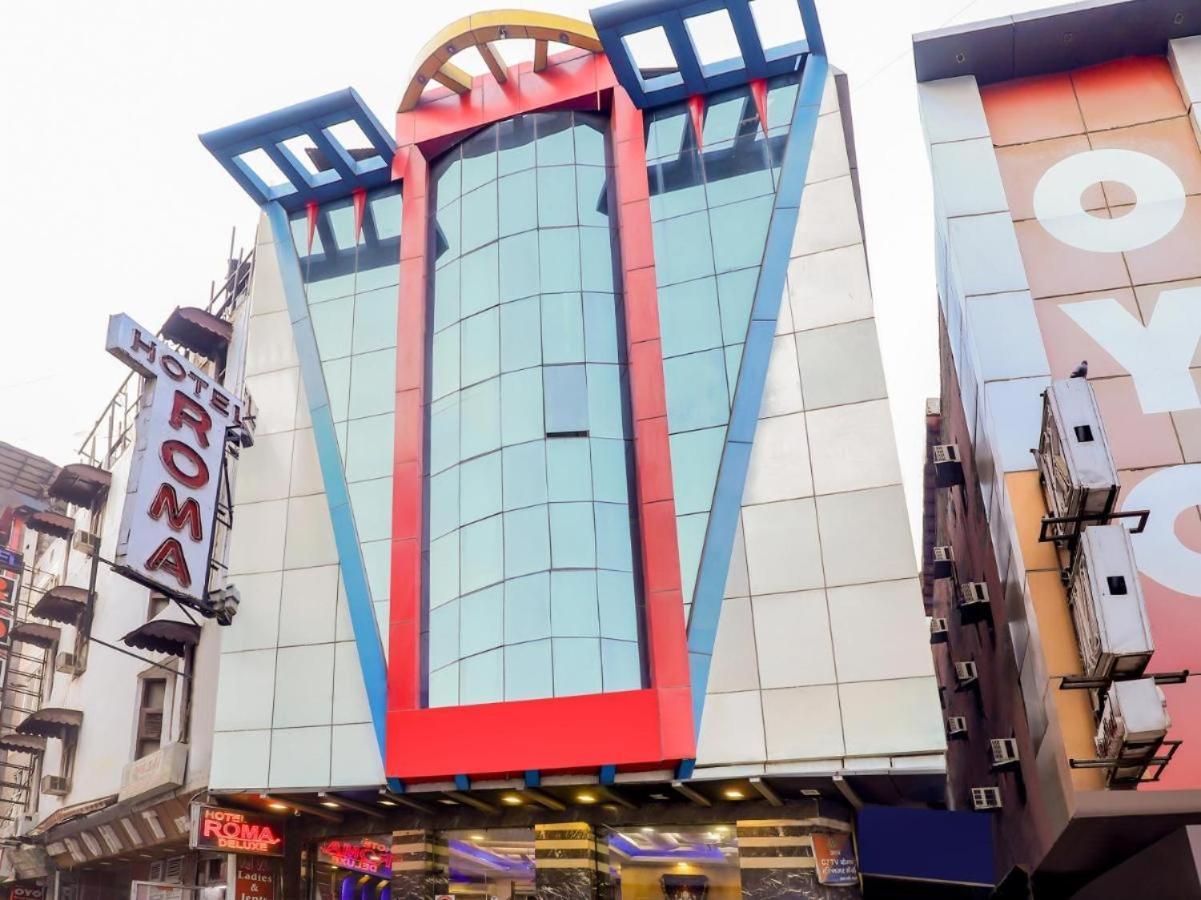 Hotel Roma Deluxe - New Delhi Railway Station Exterior foto